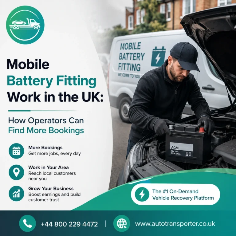 Mobile Battery Fitting Work in UK