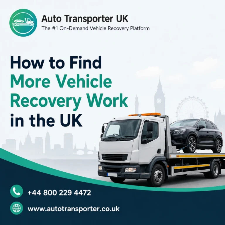 Vehicle Recovery Work in the UK